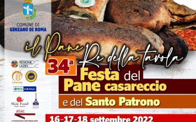 Genzano di Roma (RM) – 16-18/09/2022 – XXXIV Festa del Pane casareccio e del Santo Patrono