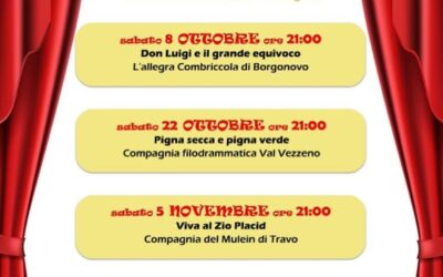 Rivergaro (PC) – 8 e 22 ottobre, 5 e 19 novembre – Rassegna di commedie in dialetto piacentino