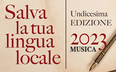 Salva la tua lingua locale: il Bando 2023 della Sezione MUSICA – Undicesima edizione