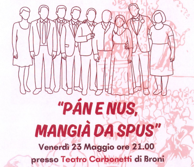“Pàn e nus, mangià da spus” in scena a Broni (PV)