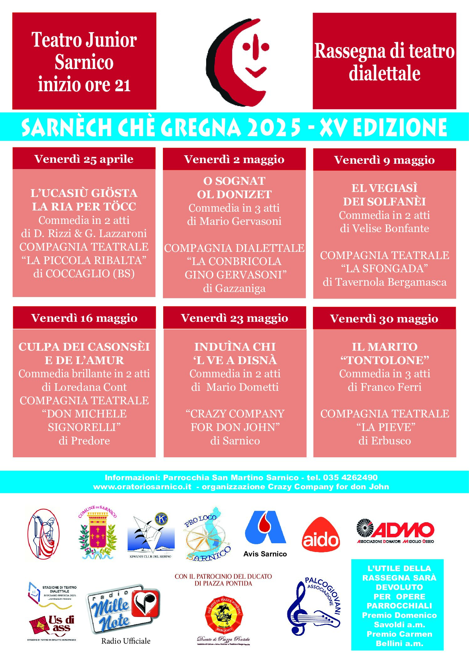 “Culpa dei casonsèi e de l’amur” in scena a Sarnico (BG)