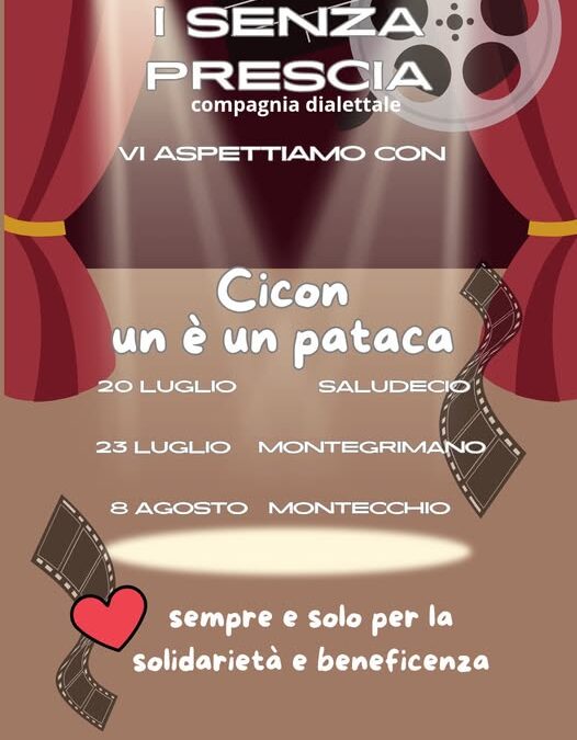 Cicon un è un pataca in scena a Saludecio (RN)