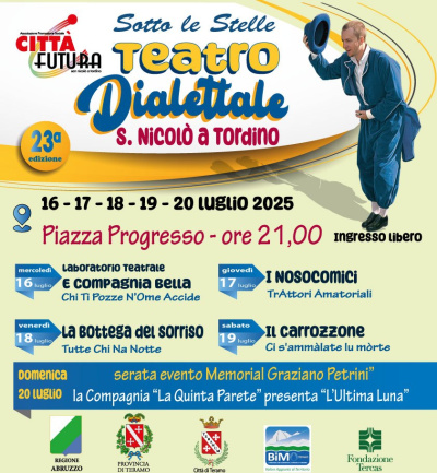 Rassegna dialettale “Sotto le Stelle” in scena a Teramo