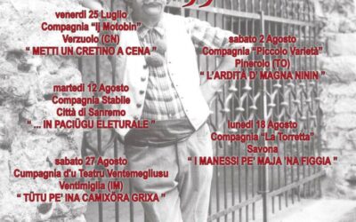 26° Rassegna di Teatro Dialettale “Nini Sappia” in scena in Piemonte e Liguria
