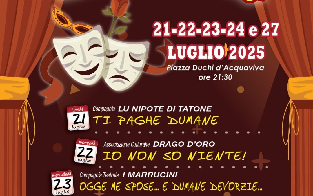 Rassegna teatrale in scena ad Atri (TE)